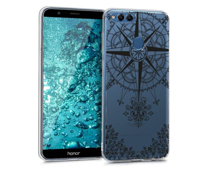 KWmobile Θήκη Σιλικόνης Slim Fit Silicone Case (43604.01) Baroque Compass (Huawei Honor 7X)
