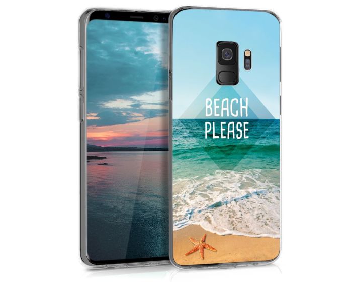 KWmobile Θήκη Σιλικόνης Slim Fit Silicone Case (44196.09) Beach Please (Samsung Galaxy S9)