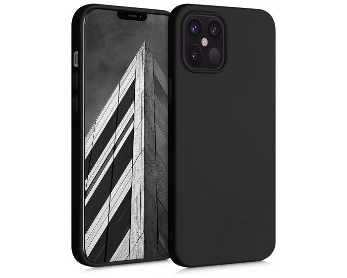 KWmobile TPU Silicone Case (52714.47) Black Matte (iPhone 12 Pro Max)