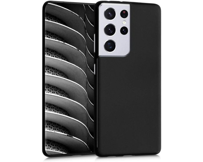 KWmobile TPU Silicone Case (54075.47) Black Matte (Samsung Galaxy S21 Ultra 5G)