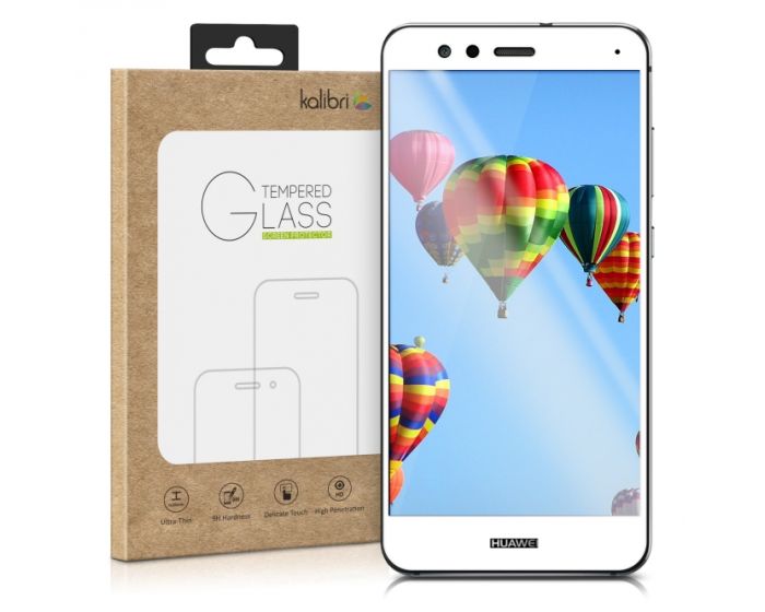 Kalibri 3D Full Face Curved White Αντιχαρακτικό Γυαλί (41944.02) 9H Tempered Glass (Huawei P10 Lite)
