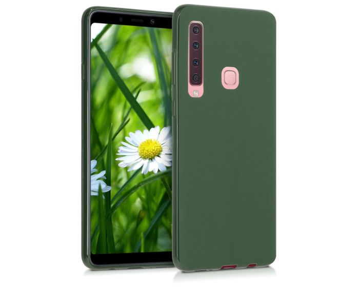 KWmobile TPU Silicone Case (46577.118) Dark Green Matte (Samsung Galaxy A9 2018)