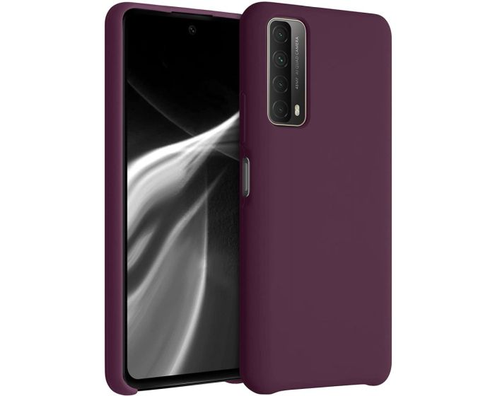 KWmobile Flexible Rubber Case Θήκη Σιλικόνης (53632.187) Bordeaux Violet (Huawei P Smart 2021)