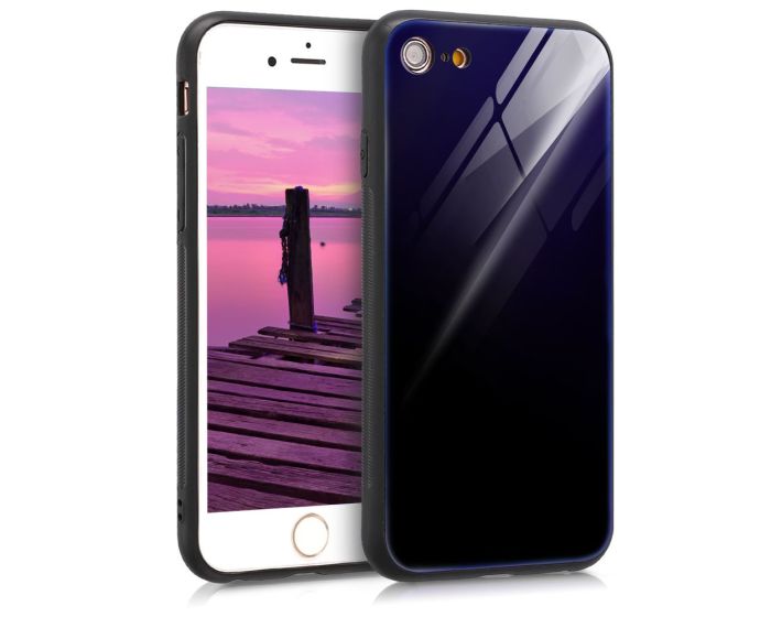 KWmobile Glass TPU Case (45344.98) Purple Black (iPhone 6 / 6S)