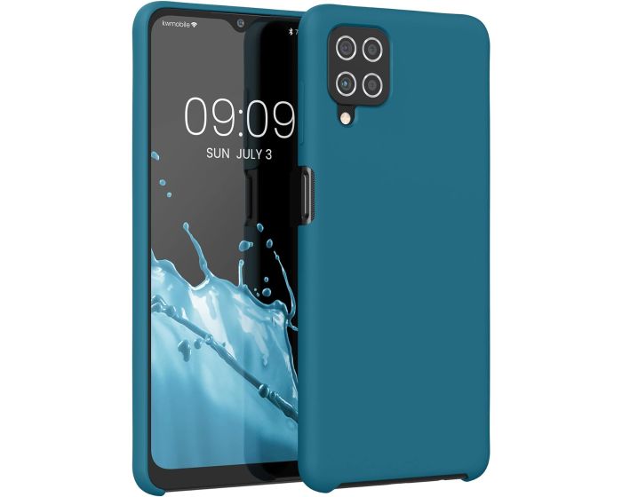 KWmobile Flexible Rubber Case Θήκη Σιλικόνης (54442.57) Teal Matte (Samsung Galaxy A12)