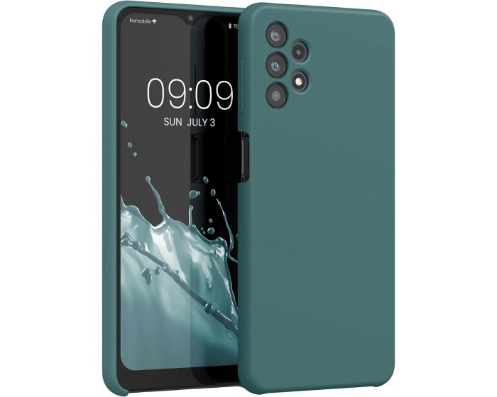 KWmobile Hard Rubber Case Θήκη Σιλικόνης (54336.171) Blue Green (Samsung Galaxy A32 5G)