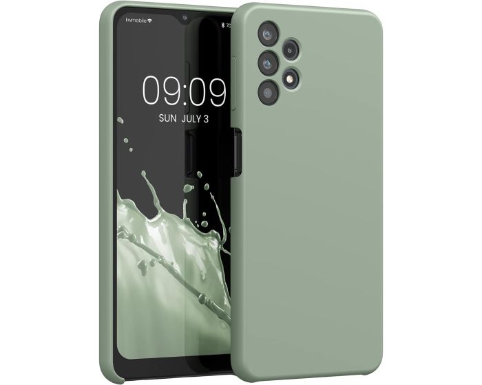 KWmobile Hard Rubber Case Θήκη Σιλικόνης (54336.172) Gray Green (Samsung Galaxy A32 5G)