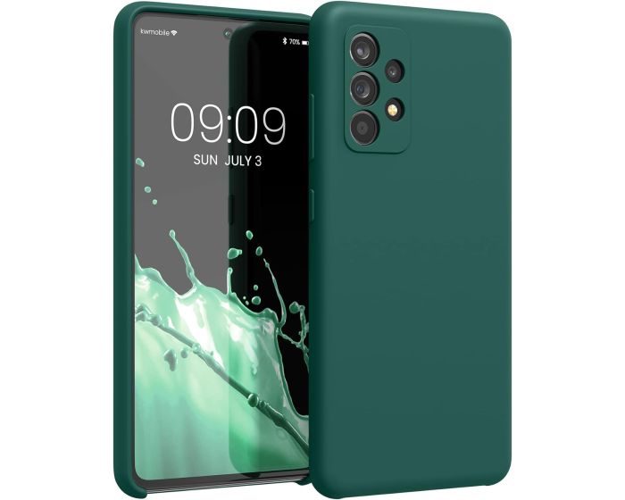 KWmobile Hard Rubber Case Θήκη Σιλικόνης (54347.184) Turquoise Green (Samsung Galaxy A52 / A52s)