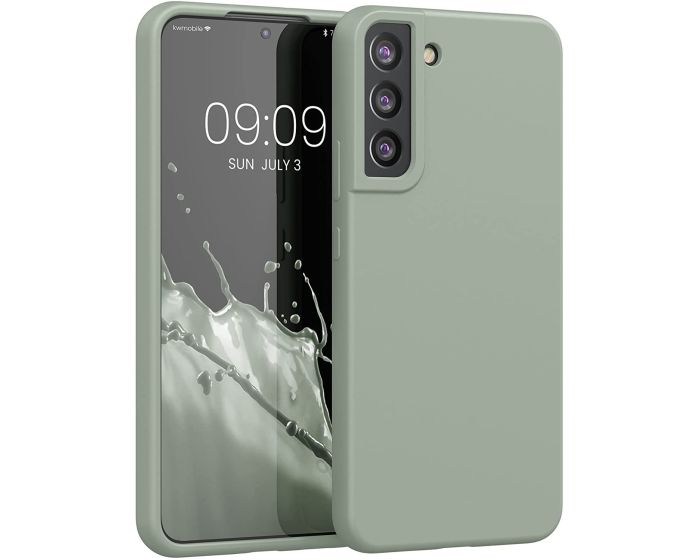 KWmobile Hard Rubber Case Θήκη Σιλικόνης (56761.172) Gray Green (Samsung Galaxy S22 Plus 5G)