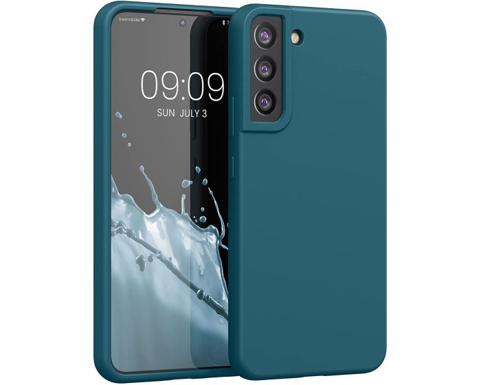 KWmobile Hard Rubber Case Θήκη Σιλικόνης (56761.57) Teal Matte (Samsung Galaxy S22 Plus 5G)