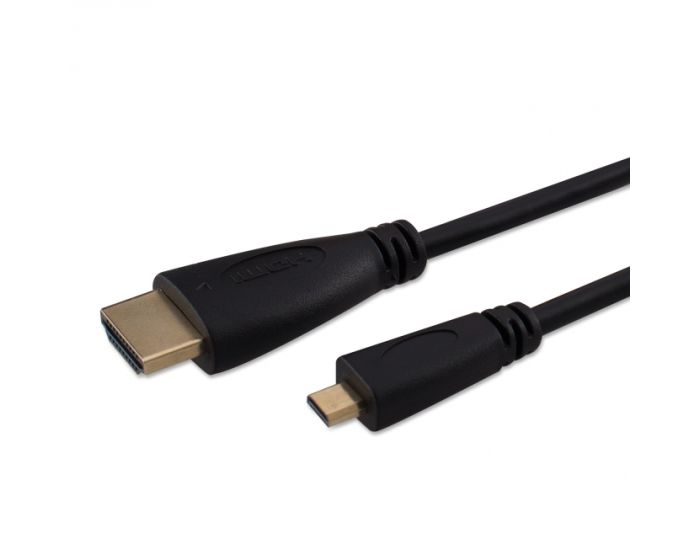 KWmobile HDMI 1.4 Cable to Micro HDMI Type D 1.5m - Καλώδιο Black
