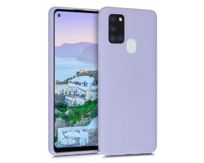 KWmobile TPU Silicone Case (52494.108) Lavender (Samsung Galaxy A21s)