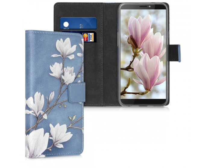 KWmobile Θήκη Πορτοφόλι Wallet Case (52074.01) Magnolia (HTC Desire 12s)