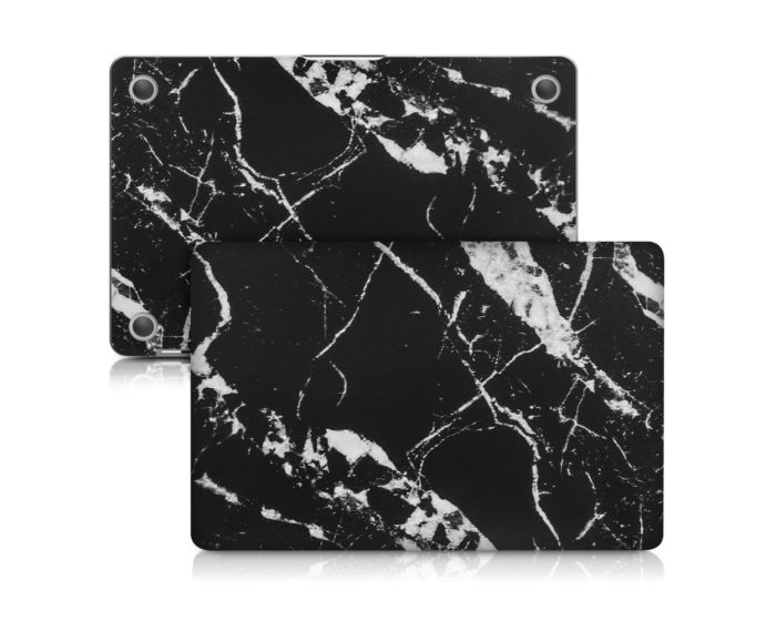 KWmobile Marble Black White (38485.01) Sticker Front and Back (MacBook Air 13" 2011 to Mid 2018)