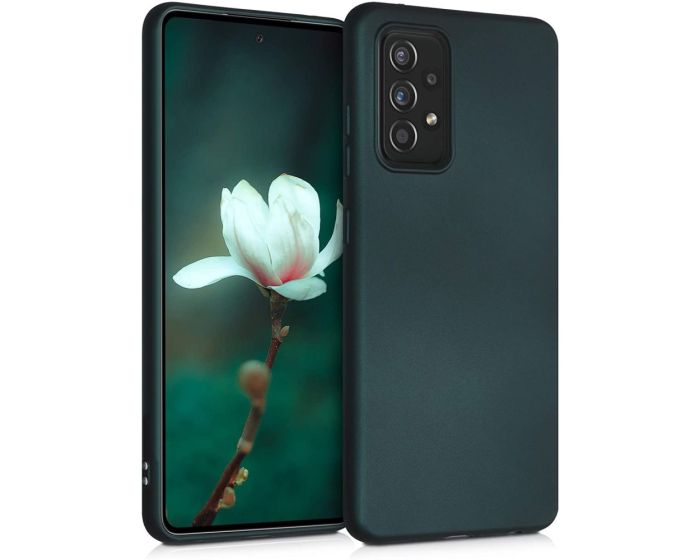 KWmobile TPU Silicone Case (54351.14) Metallic Teal (Samsung Galaxy A52 / A52s)