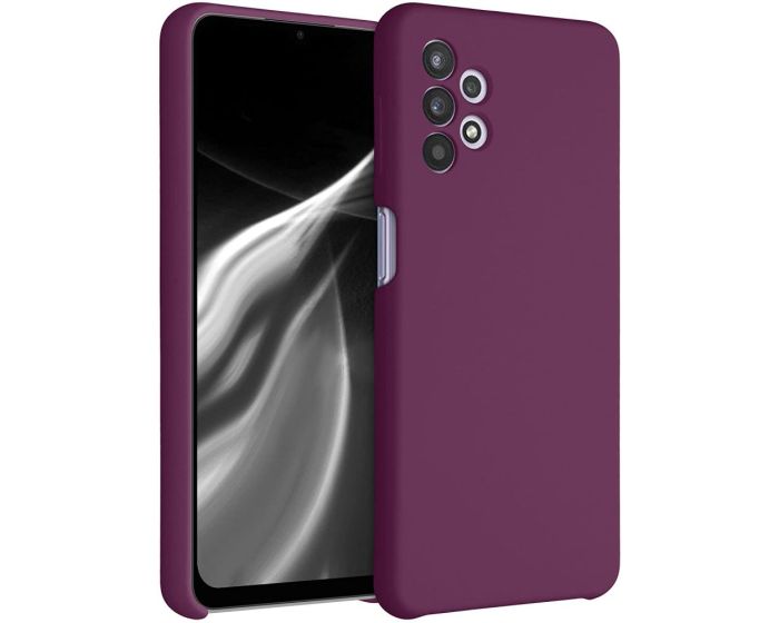 KWmobile Flexible Rubber Case Θήκη Σιλικόνης (54336.187) Bordeaux Violet (Samsung Galaxy A32 5G)