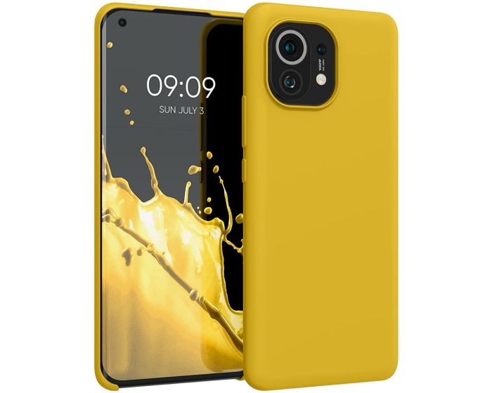 KWmobile Flexible Rubber Case Θήκη Σιλικόνης (54379.143) Honey Yellow (Xiaomi Mi 11)