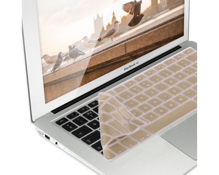 KWmobile Rugged Ultra-Thin Keyboard Protector (38755.21) Gold (MacBook Air 13 / Pro Retina 13 / 15 to Mid 2016)