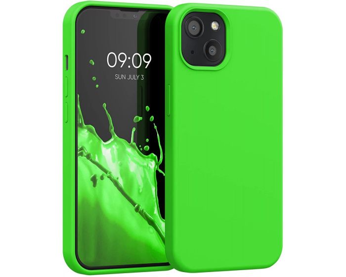 KWmobile Hard Rubber Case Θήκη Σιλικόνης (55878.159) Lime Green (iPhone 13)
