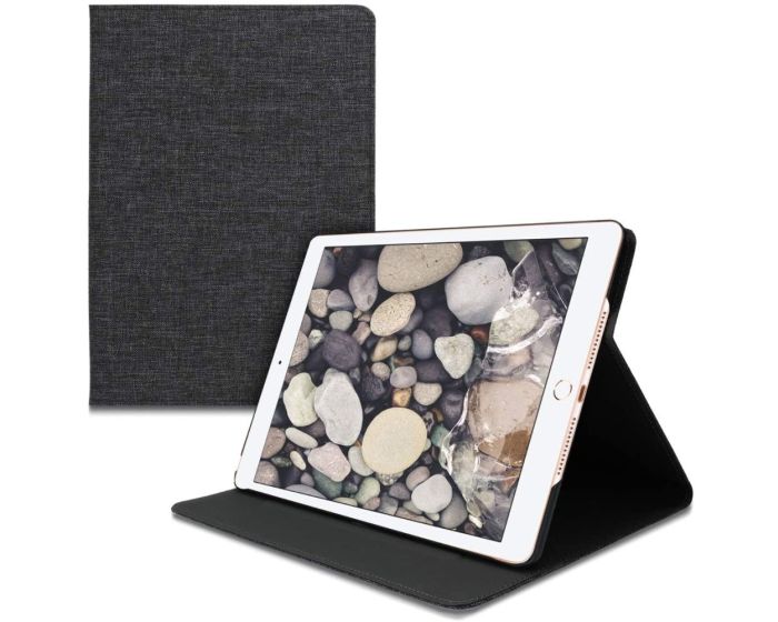 KWmobile Slim Book Style Stand Case (50352.01) Dark Grey (iPad 10.2 2019 / 2020 / 2021)