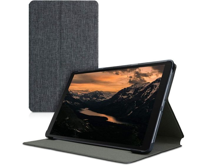 KWmobile Slim Book Style Stand Case (53183.01) Dark Grey (Samsung Galaxy Tab A 10.1 2019)