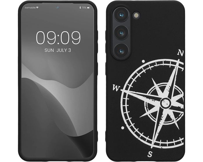 KWmobile TPU Silicone Case (60332.03) Navigational Compass (Samsung Galaxy S23)