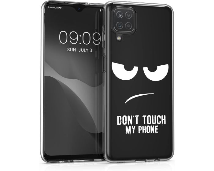 KWmobile Slim Fit Gel Case Don't Touch My Phone (54210.04) Θήκη Σιλικόνης (Samsung Galaxy A12)