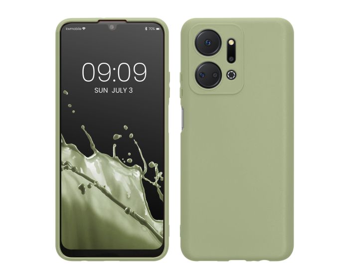 KWmobile TPU Silicone Case (60938.172) Gray Green (Huawei Honor X7a)