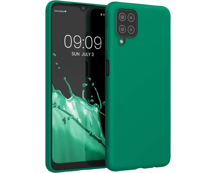 KWmobile TPU Silicone Case (54048.142) Emerald Green (Samsung Galaxy A12)