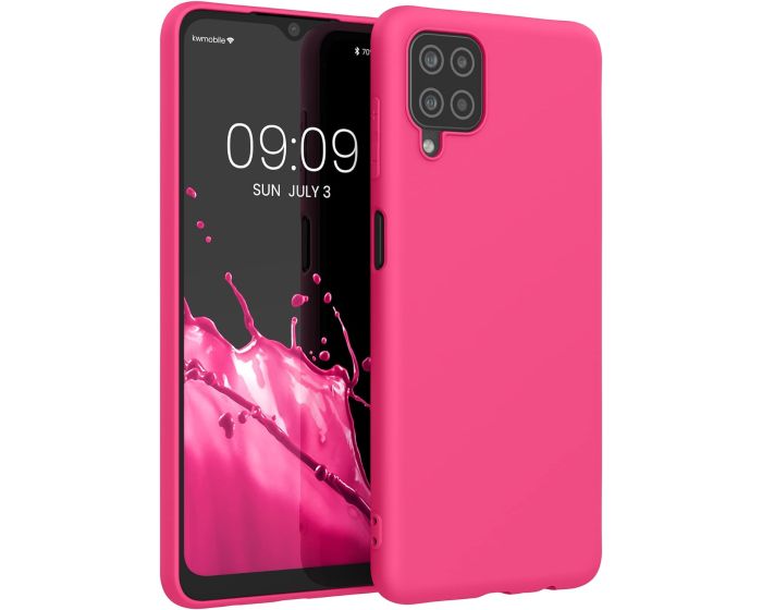 KWmobile TPU Silicone Case (54048.77) Neon Pink (Samsung Galaxy A12)