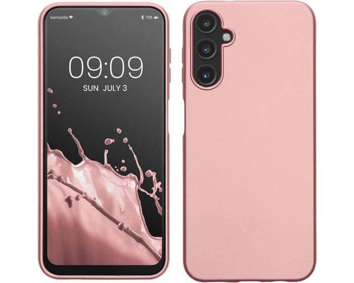 KWmobile TPU Silicone Case (61163.31) Metallic  Rose Gold (Samsung Galaxy A14 4G / 5G)