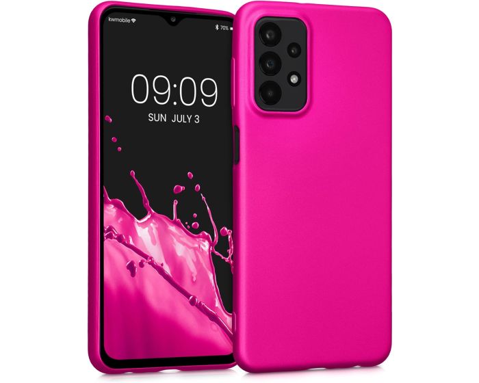KWmobile TPU Silicone Case (57955.65) Metallic Pink (Samsung Galaxy A23 4G / 5G)