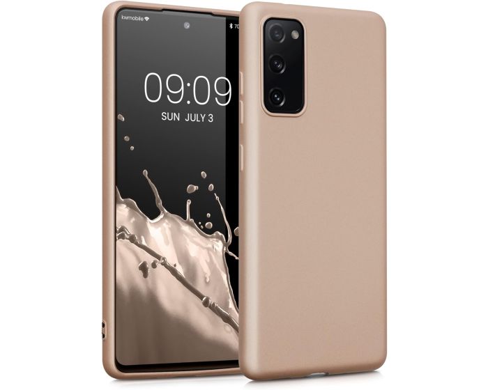 KWmobile TPU Silicone Case (53930.66) Metallic Gold (Samsung Galaxy S20 FE)