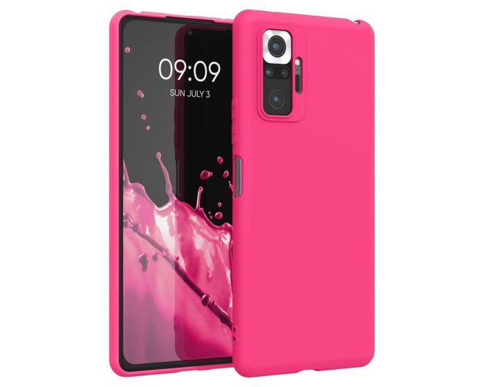 KWmobile TPU Silicone Case (54551.77) Neon Pink (Xiaomi Redmi Note 10 Pro)