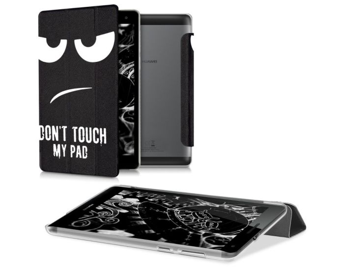 KWmobile Ultra Slim Smart Cover Case (43887.01) Don't Touch my Pad (Huawei MediaPad T3 7.0'' 3G)