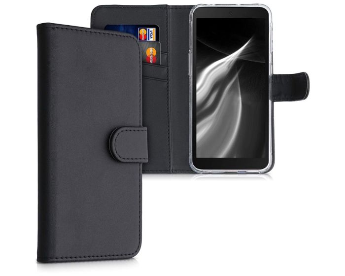 KWmobile Wallet Case (54538.01) Θήκη Πορτοφόλι με δυνατότητα Stand‏ Black (Samsung Galaxy Xcover 5)