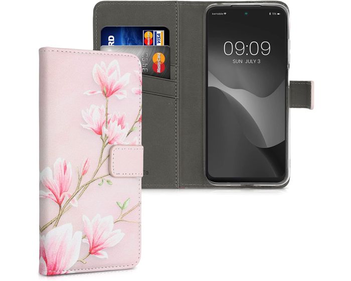 KWmobile Θήκη Πορτοφόλι Wallet Case (56150.03) Pink Magnolia (Xiaomi Redmi 10)