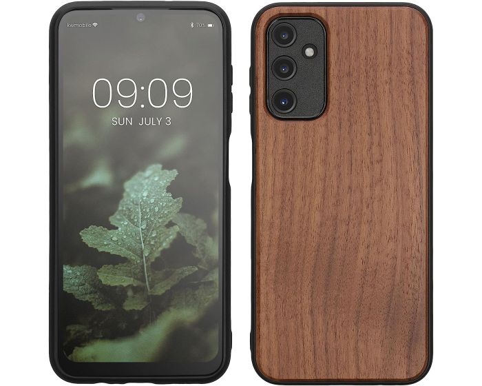 KWmobile Wooden Case (60812.18) Θήκη Ξύλινη Dark Brown (Samsung Galaxy A14 4G / 5G)