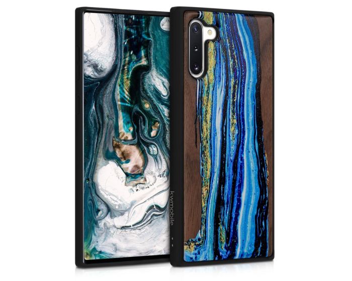KWmobile Wooden Case Watercolor Waves (49956.01) Ξύλινη Θήκη (Samsung Galaxy Note 10)