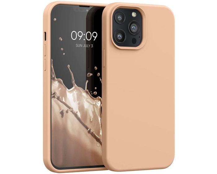 KWmobile Hard Rubber Case Θήκη Σιλικόνης (55881.138) Peach (iPhone 13 Pro Max)