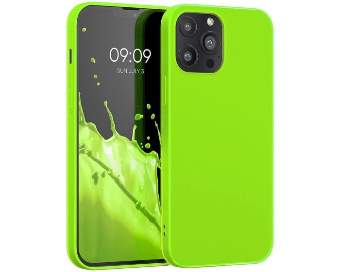 KWmobile TPU Silicone Case (55970.75) Neon Yellow (iPhone 13 Pro Max)