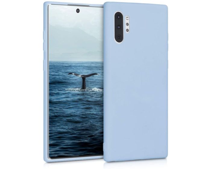 KWmobile TPU Silicone Case (49353.58) Light Blue Matte (Samsung Galaxy Note 10 Plus)