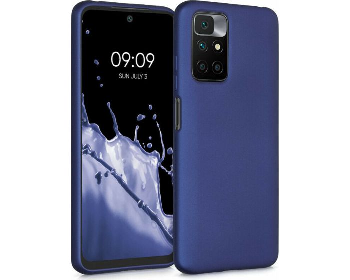 KWmobile TPU Silicone Case (56149.64) Metallic Blue (Xiaomi Redmi 10)