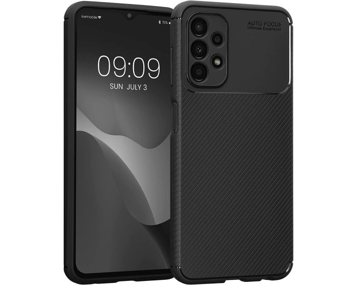 KWmobile Carbon Soft TPU Case (58243.02) Θήκη Σιλικόνης Black (Samsung Galaxy A13 4G)