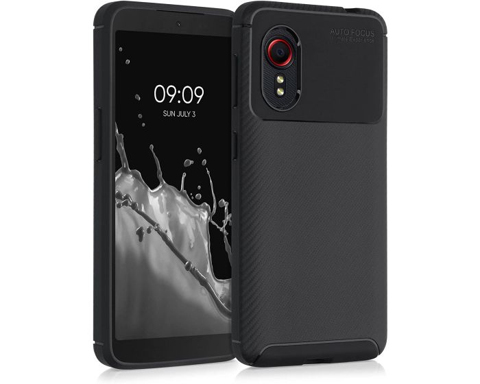 KWmobile Carbon Soft TPU Case (55251.01) Θήκη Σιλικόνης Black (Samsung Galaxy Xcover 5)