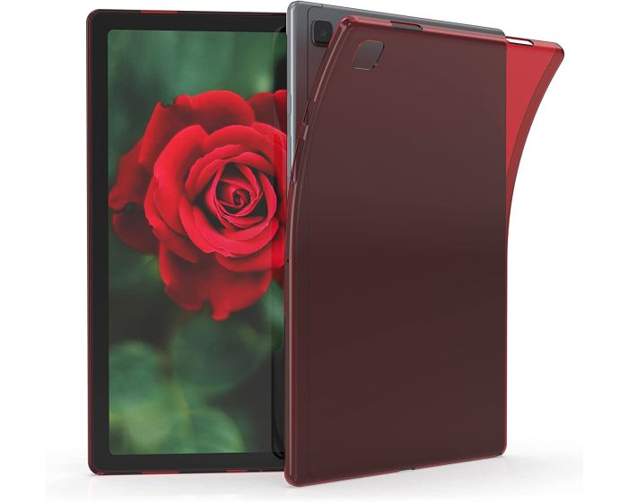 KWmobile Crystal Silicone Case (53381.09) Red / Transparent (Samsung Galaxy Tab A7 10.4 2020 / 2022)