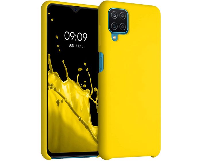 KWmobile Flexible Rubber Case Θήκη Σιλικόνης (54442.165) Vibrant Yellow (Samsung Galaxy A12)