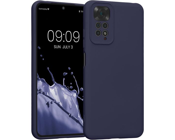 KWmobile Flexible Rubber Case Θήκη Σιλικόνης (57918.186) Blueberry (Xiaomi Redmi Note 11 / 11S 4G)