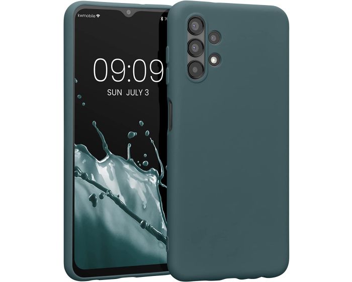 KWmobile Flexible Rubber Case Θήκη Σιλικόνης (58049.171) Blue Green (Samsung Galaxy A13 4G)