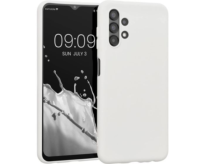 KWmobile Flexible Rubber Case Θήκη Σιλικόνης (58049.48) White Matte (Samsung Galaxy A13 4G)